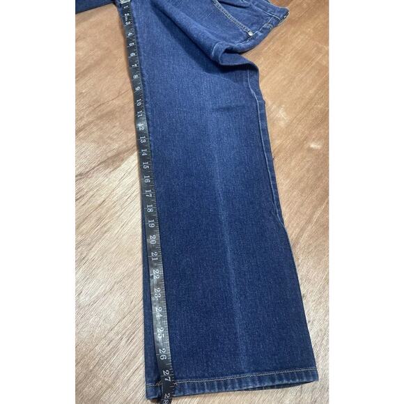 Tommy Hilfiger VTG Bootcut Jeans Size 16 / 28” 100% Cotton 2002 Y2K Medium Wash - Picture 8 of 14